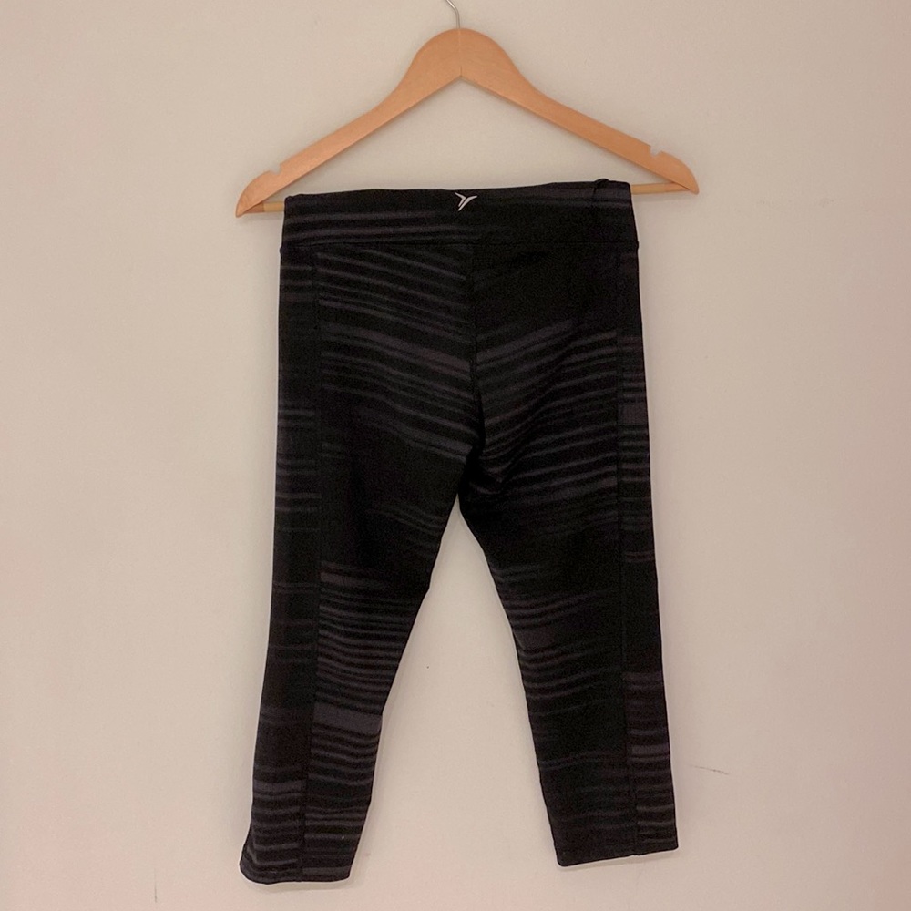 Black/gray leggings